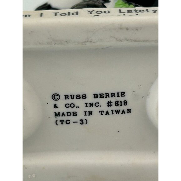Russ Berrie Skunk Ceramic VTG Figure Have I Told You Lately You're Special READ - Picture 16 of 16